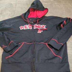 Antigua Red Sox Hoodie with Red Accents